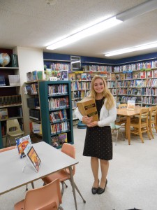 Our Librarian is getting out the dictionary for any possible Scrabble games!