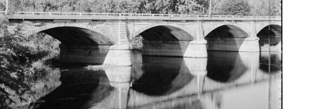 Historic American Engineering Record, C., Kasson, M. O., Burr, W. H. & Melan, J. (1968) Sandy Hill Bridge, Bridge Street, spanning Hudson River, Hudson Falls, Washington County, NY. Hudson Falls New York Washington County, 1968. Documentation Compiled After. [Photograph] Retrieved from the Library of Congress, https://www.loc.gov/item/ny1549/.